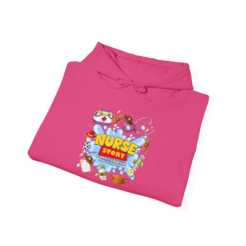 Nurse Story Hoodie – Cute 'Nurse Story' Medical Team Pullover