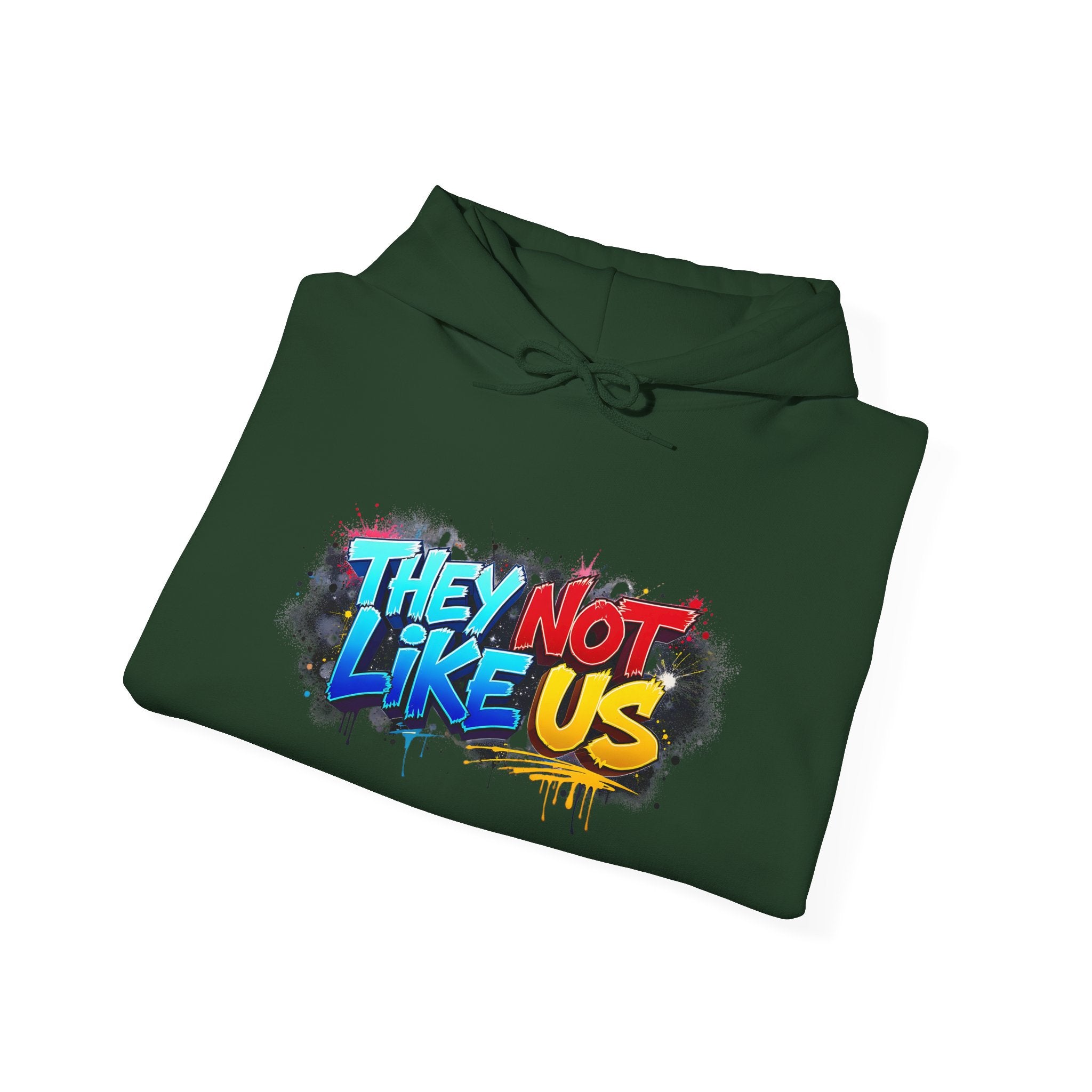 They Not Like Us Hoodie – Graffiti Streetwear Pullover Hoodie