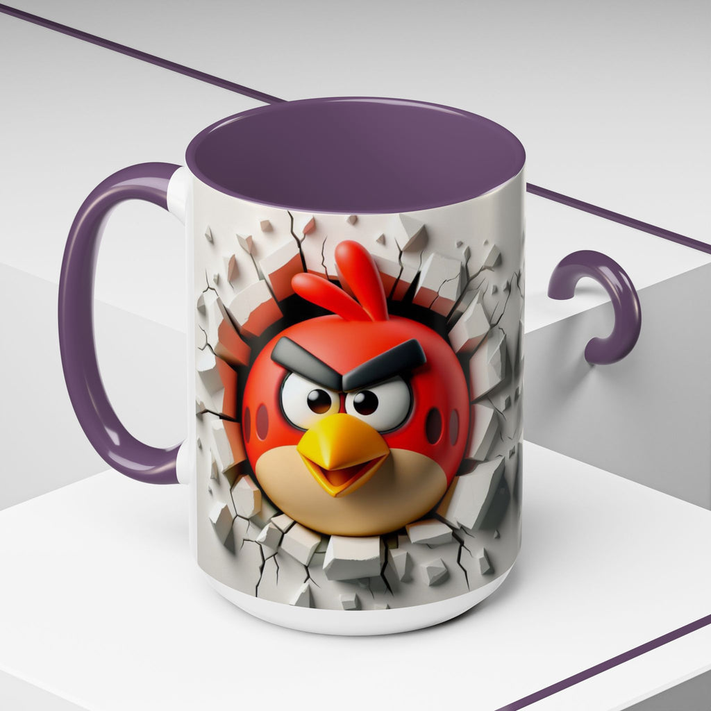 Angry Bird "Break Through" Accent Coffee Mug (11/15oz)