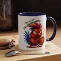 Angry Rooster 'Be Nice I'm Low on Coffee' Ceramic Coffee Mug (11/15oz)