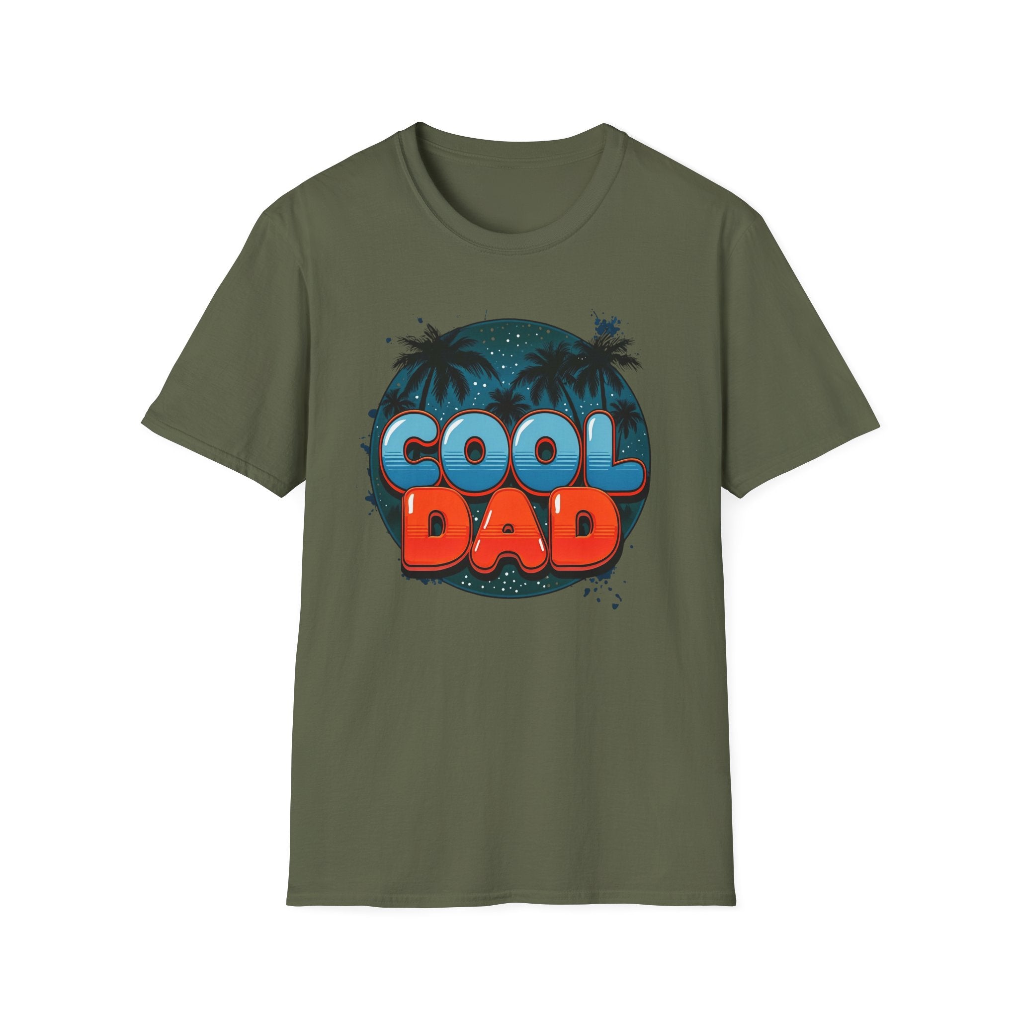 Cool Dad Graphic T-Shirt — Vintage Tropical Palm Beach Father’s Day Tee