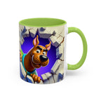 Scooby-Doo "Breaking Through" Accent Coffee Mug (11/15 oz)