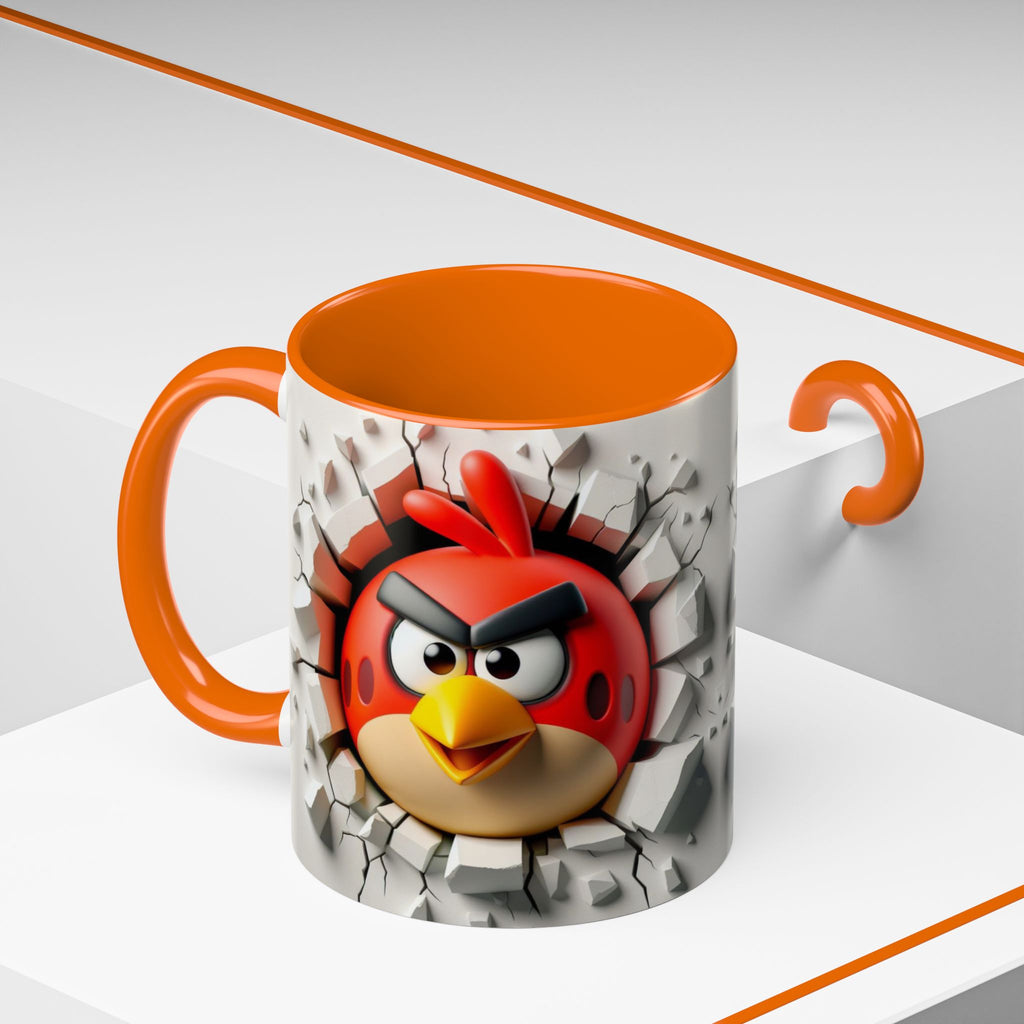 Angry Bird "Break Through" Accent Coffee Mug (11/15oz)