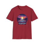 Yellowstone National Park Tee — Geyser Sunset Graphic T-Shirt
