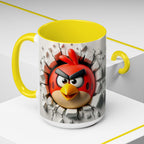 Angry Bird "Break Through" Accent Coffee Mug (11/15oz)