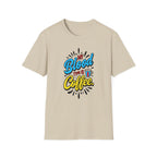 Coffee T-Shirt — "My Blood Type Is Coffee" Graphic Tee