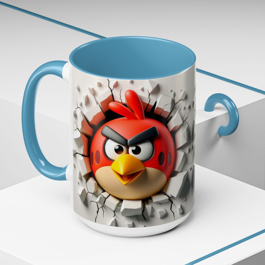 Angry Bird "Break Through" Accent Coffee Mug (11/15oz)