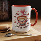 Espresso Yourself Coffee Mug — Cute Kawaii Cup Accent Mug (11/15oz)