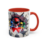 Power Rangers Coffee Mug — Retro Superhero Team Design (11/15 oz)