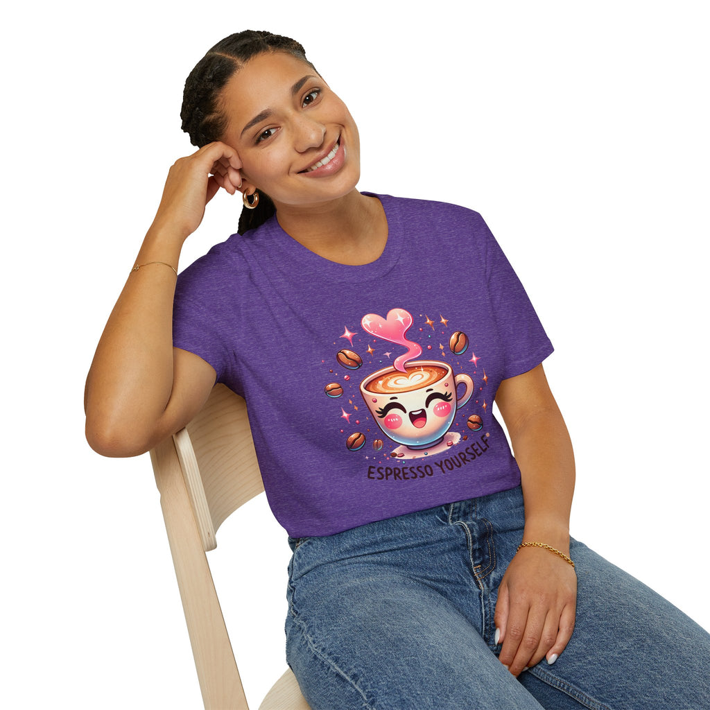 Espresso Yourself T-Shirt — Cute Kawaii Coffee Tee