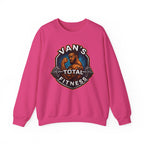 Van's Total Fitness Crewneck Sweatshirt — Gym Logo Pullover for Van's Total Fitness Fans