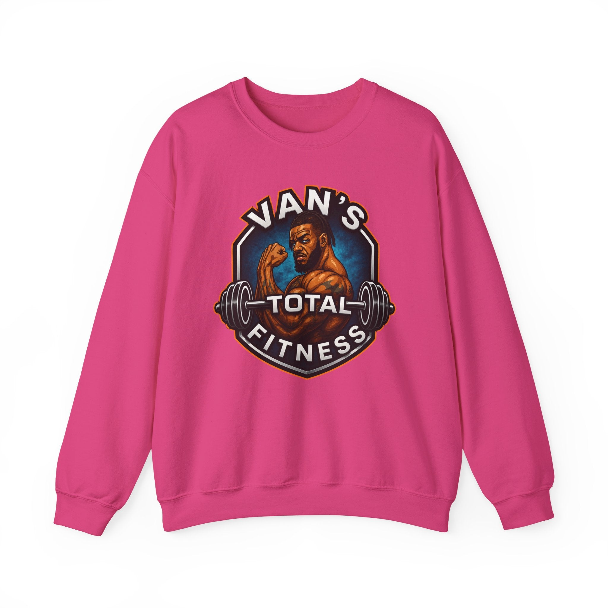 Van's Total Fitness Crewneck Sweatshirt — Gym Logo Pullover for Van's Total Fitness Fans