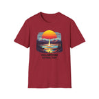 Yellowstone National Park T-Shirt — Retro Geyser Sunset Outdoor Tee