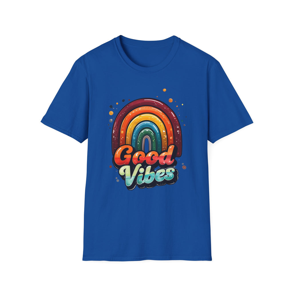 Good Vibes Retro Rainbow T-Shirt