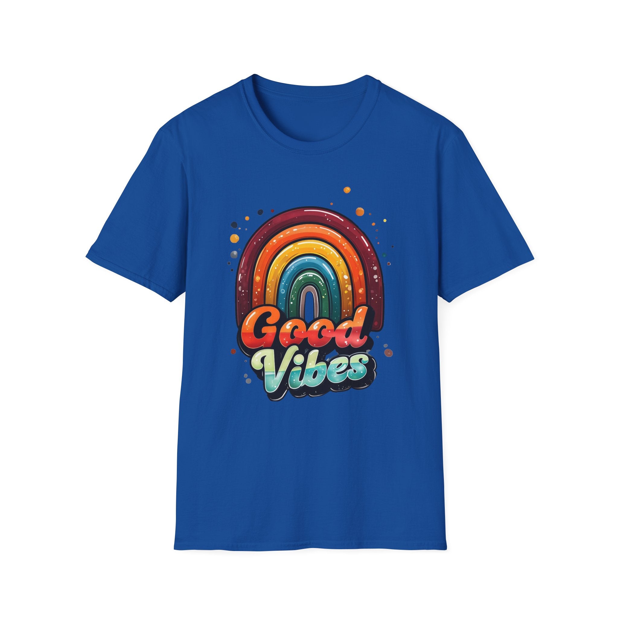 Good Vibes Retro Rainbow T-Shirt