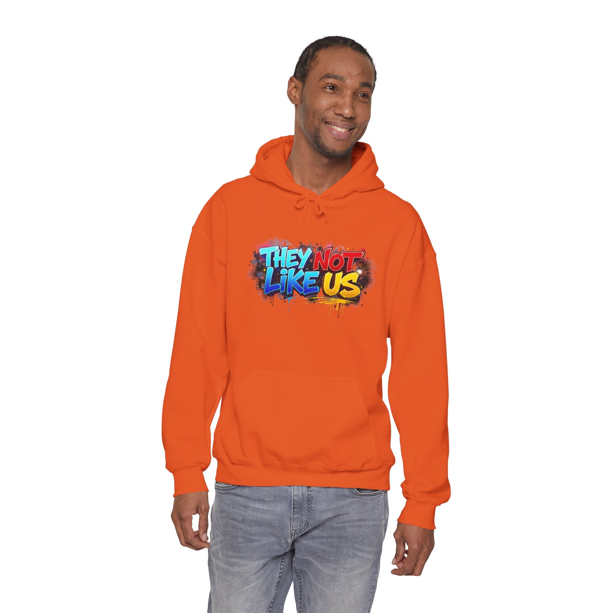 They Not Like Us Hoodie – Graffiti Streetwear Pullover Hoodie