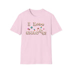 I Love Snacks T-Shirt — Cute Snack Lover Graphic Tee