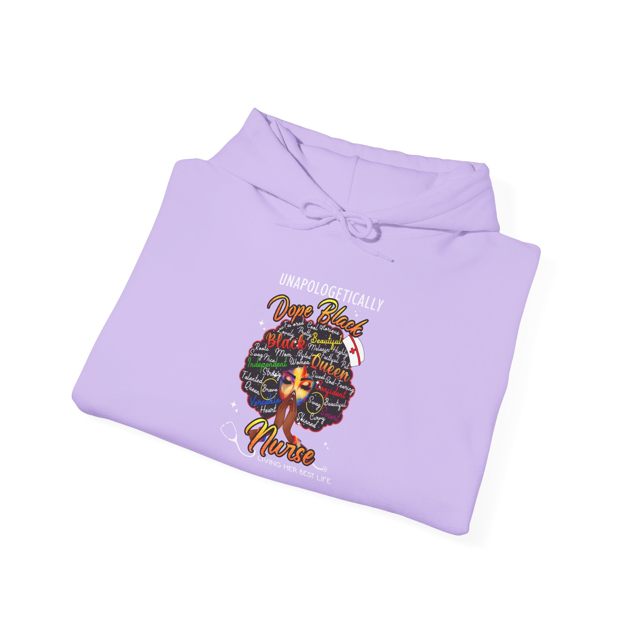 "Unapologetically Dope Black Nurse" Inspirational Pullover — Nurse Hoodie