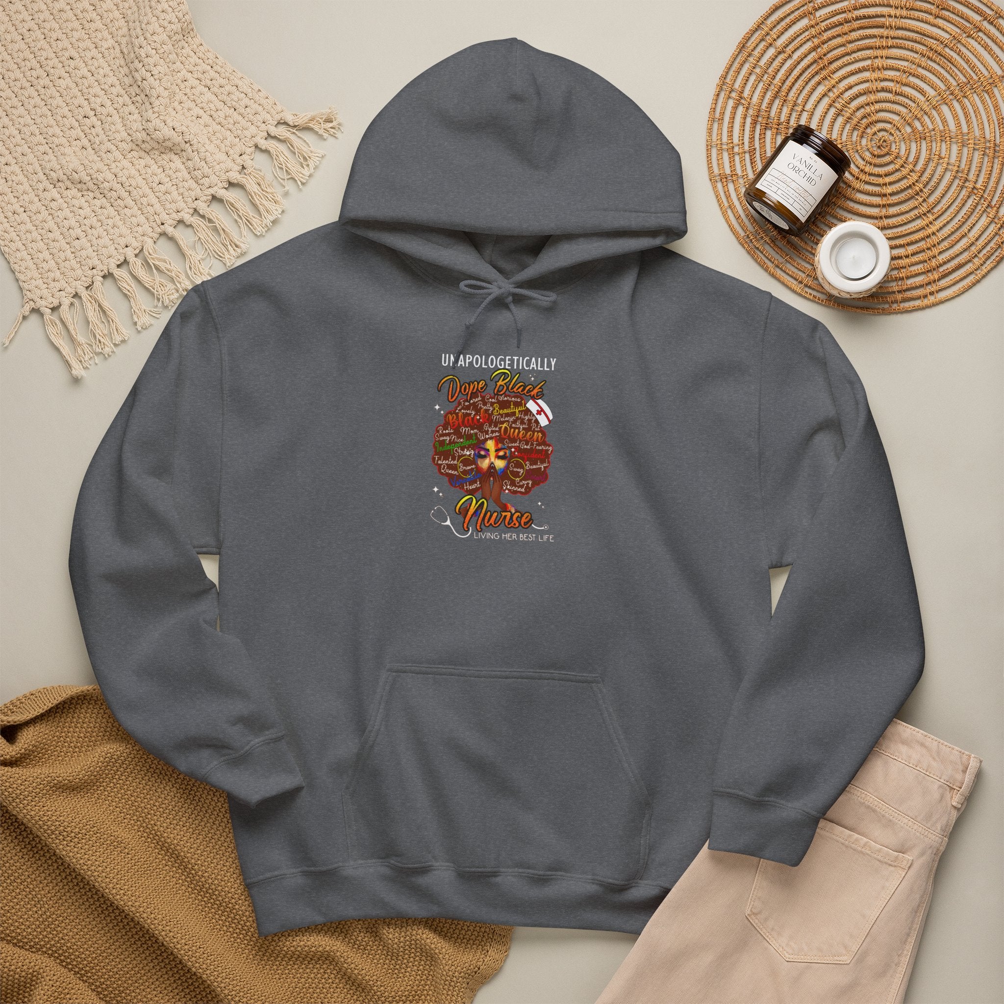 Unapologetically Dope Black Nurse Hoodie