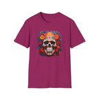 Day of the Dead Skull T-Shirt — Floral Sugar Skull Graphic Tee