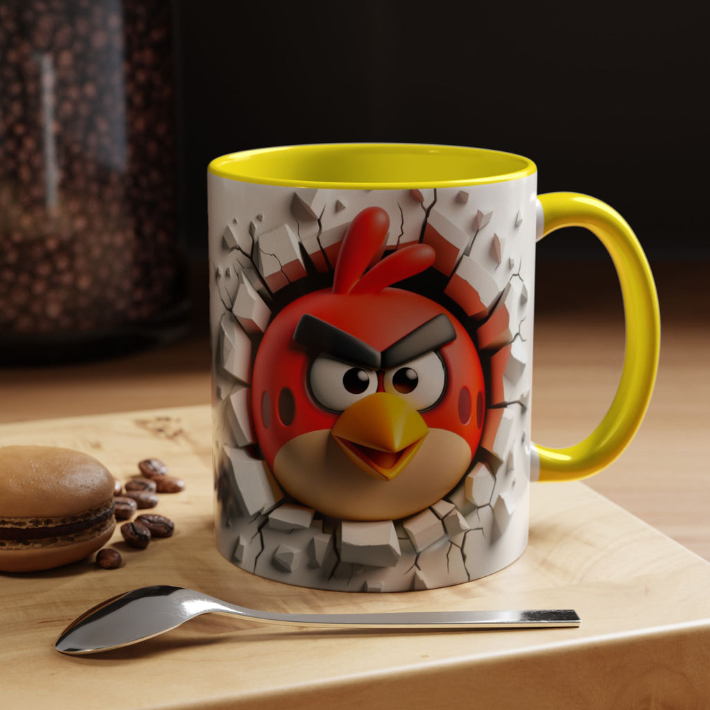 Angry Bird "Break Through" Accent Coffee Mug (11/15oz)