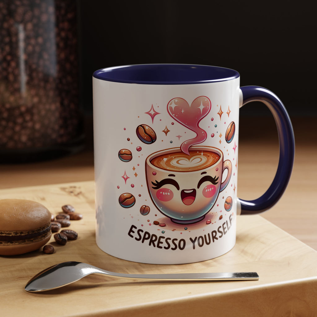 Espresso Yourself Coffee Mug — Cute Kawaii Cup Accent Mug (11/15oz)