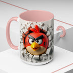 Angry Bird "Break Through" Accent Coffee Mug (11/15oz)