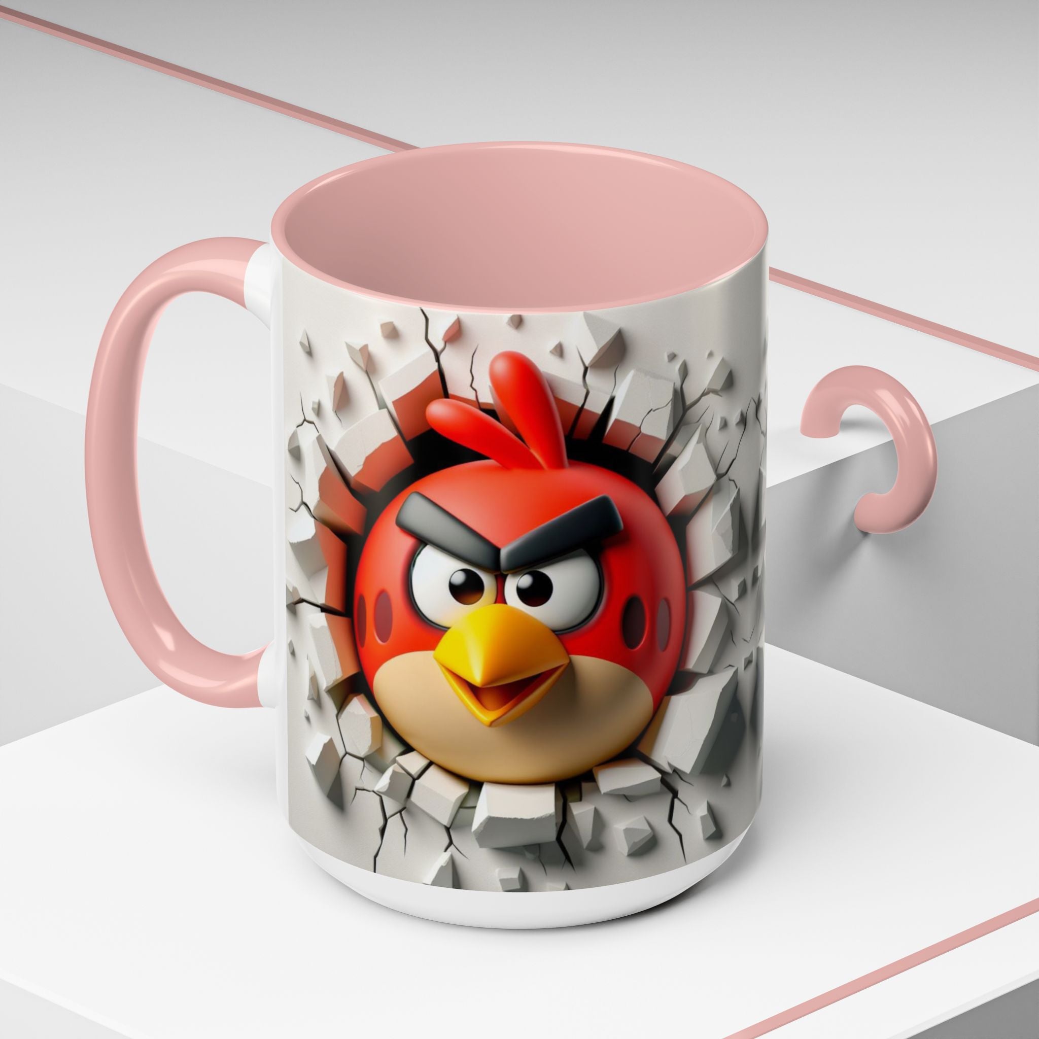 Angry Bird "Break Through" Accent Coffee Mug (11/15oz)