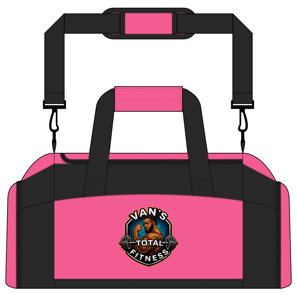 Van’s Total Fitness Logo Duffle Bag for Athletes & Gym-Goers — Gym Bag