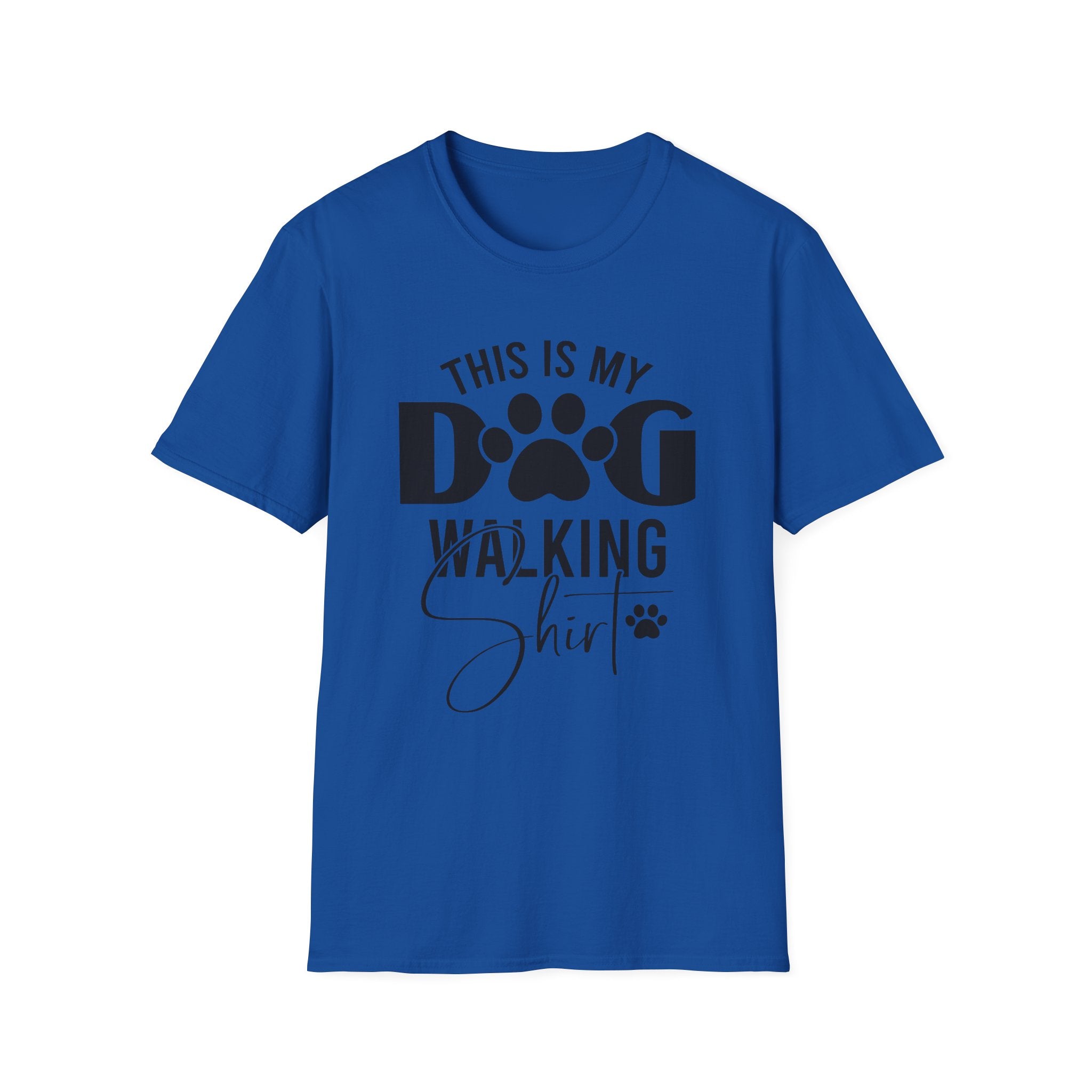 Dog Walking T-Shirt — "This Is My Dog Walking Shirt" Pet Lover Tee
