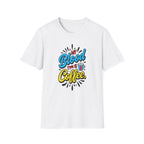 Coffee T-Shirt — "My Blood Type Is Coffee" Graphic Tee