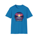 Yellowstone National Park Tee — Geyser Sunset Graphic T-Shirt