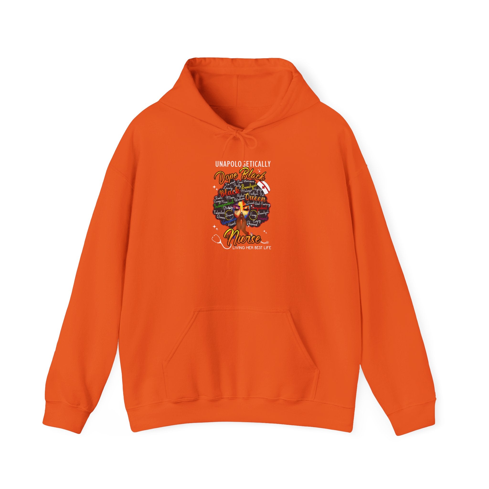 "Unapologetically Dope Black Nurse" Inspirational Pullover — Nurse Hoodie