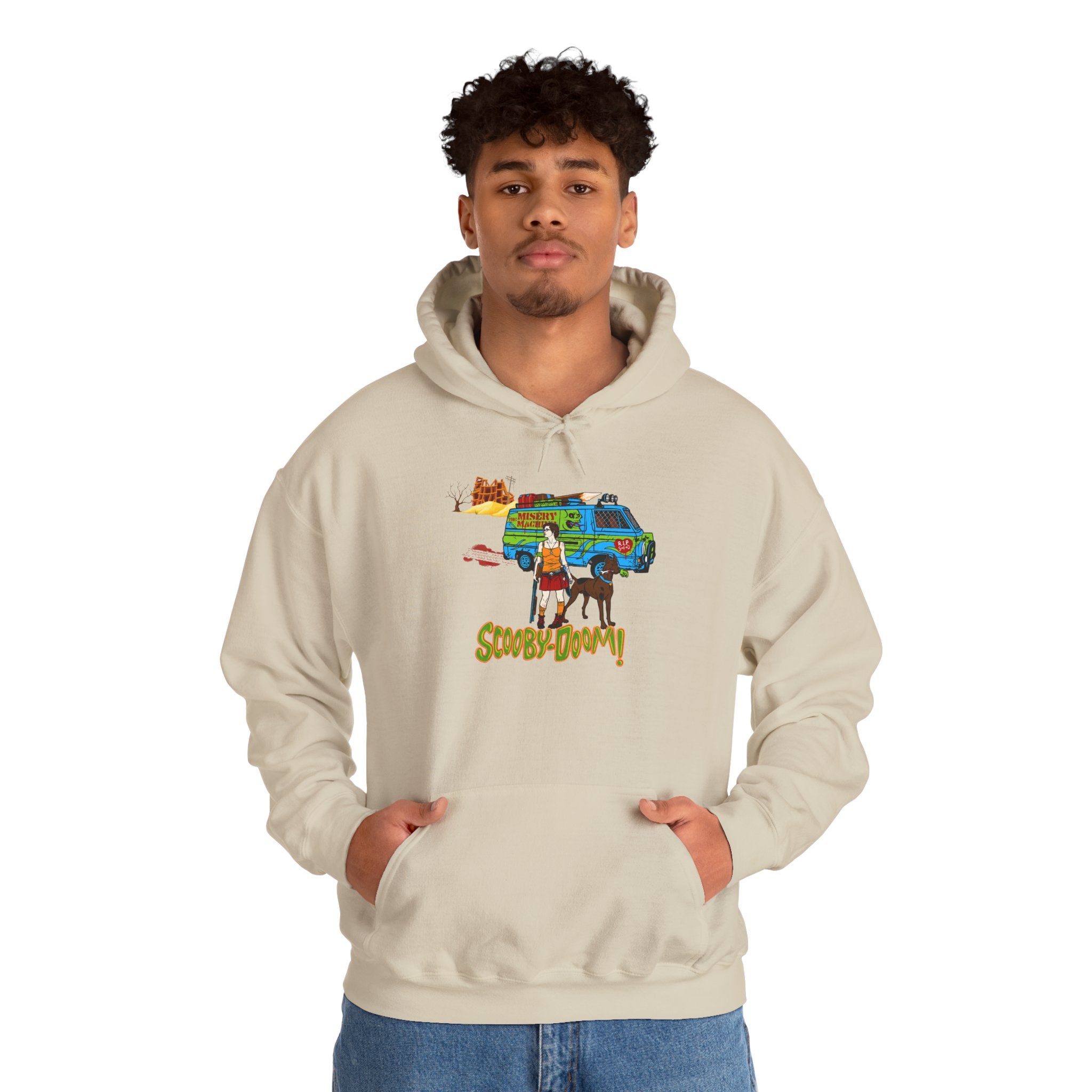 Scooby-Doom Hoodie — Retro Mystery Machine Graphic Hoodie