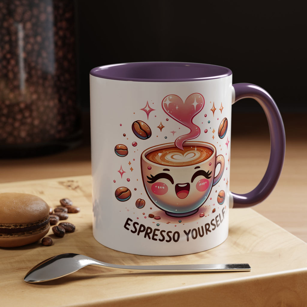 Espresso Yourself Coffee Mug — Cute Kawaii Cup Accent Mug (11/15oz)