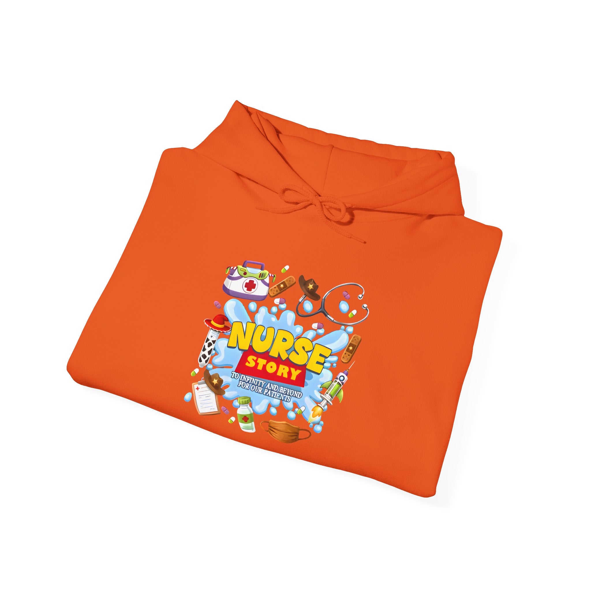 Nurse Story Hoodie – Cute 'Nurse Story' Medical Team Pullover