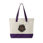 Fitness Logo Canvas Tote Bag — "Van's Total Fitness" Zippered Beach & Gym Tote
