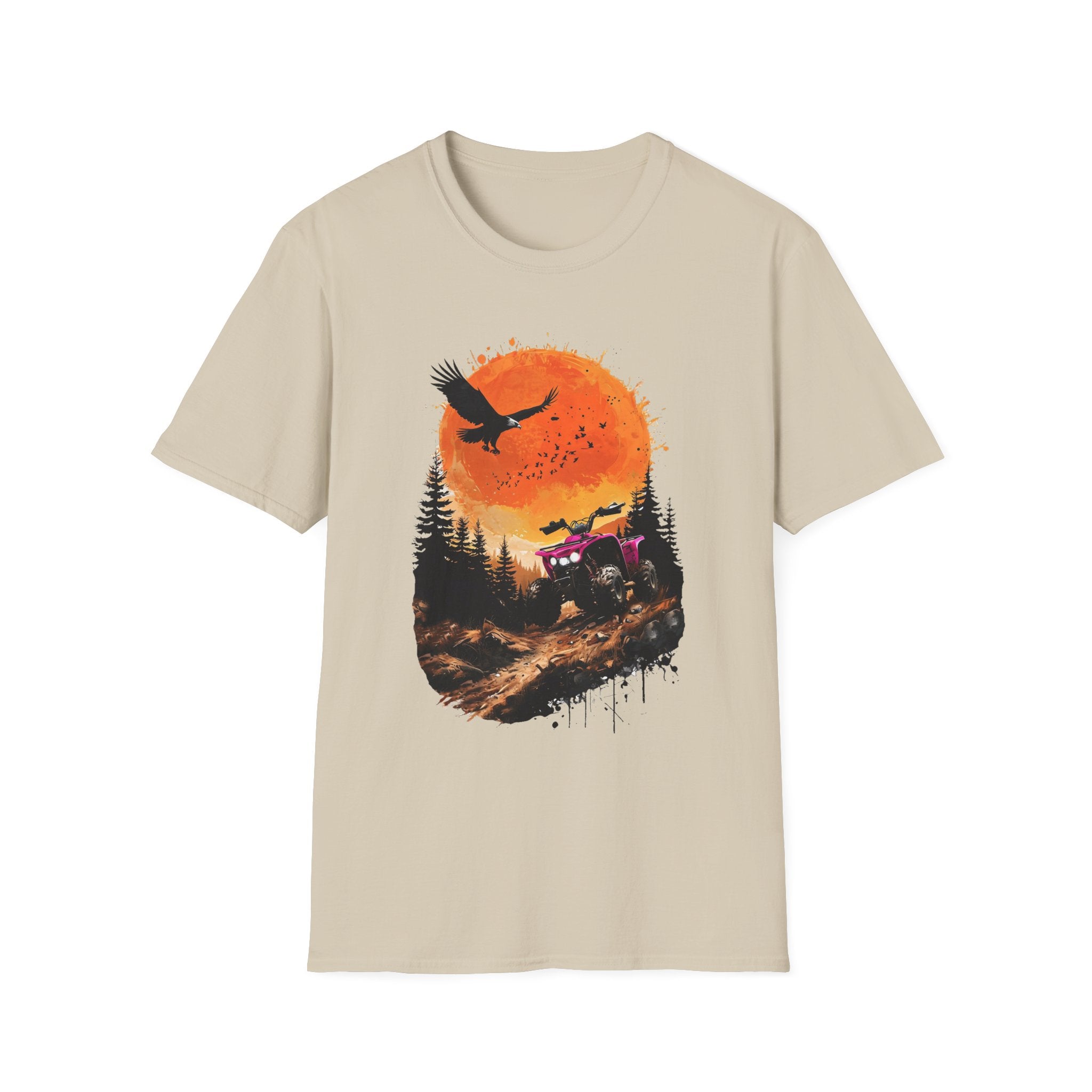 Off-Road Jeep Sunset T-Shirt — Adventure Forest Graphic Tee