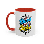 Coffee Mug — "My Blood Type Is Coffee" Accent Ceramic Mug (11/15oz)