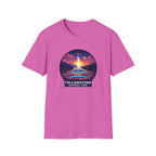 Yellowstone National Park Tee — Geyser Sunset Graphic T-Shirt