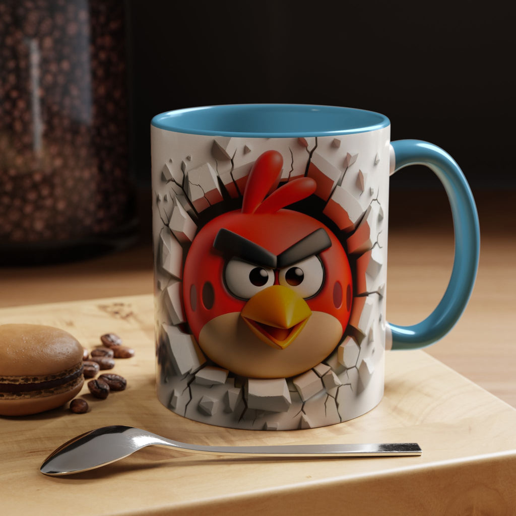 Angry Bird "Break Through" Accent Coffee Mug (11/15oz)