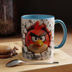 Angry Bird "Break Through" Accent Coffee Mug (11/15oz)