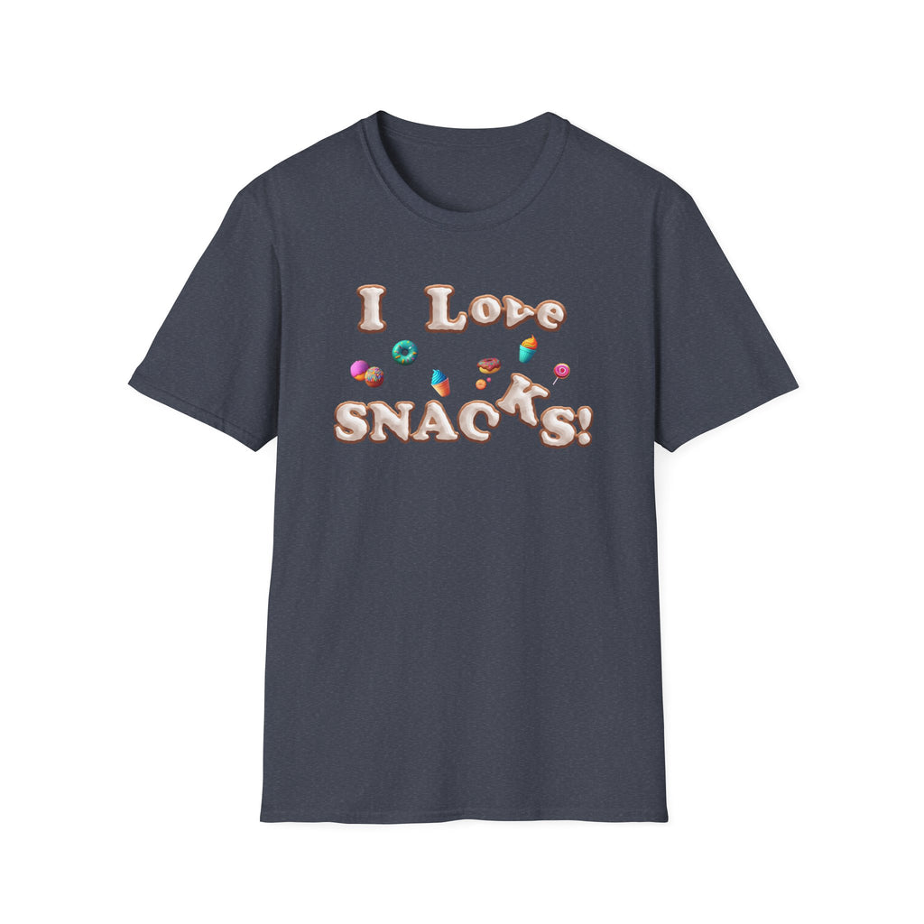 I Love Snacks T-Shirt — Cute Snack Lover Graphic Tee