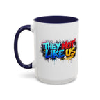 They Not Like Us Coffee Mug — Graffiti Accent Mug (11/15oz)