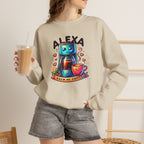Alexa Coffee Robot Sweatshirt — 'Alexa Brew Me Coffee' Cozy Crewneck