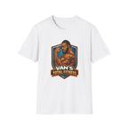 Van's Total Fitness T-Shirt | Muscular Bodybuilder Logo Tee