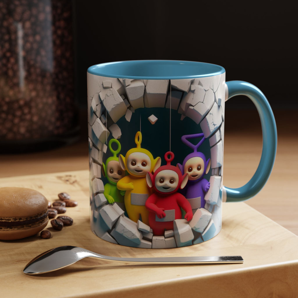 Teletubbies Tunnel Coffee Mug — Cute Retro Kids TV Character Design (11/15oz)