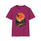 Off-Road Jeep Sunset T-Shirt — Adventure Forest Graphic Tee