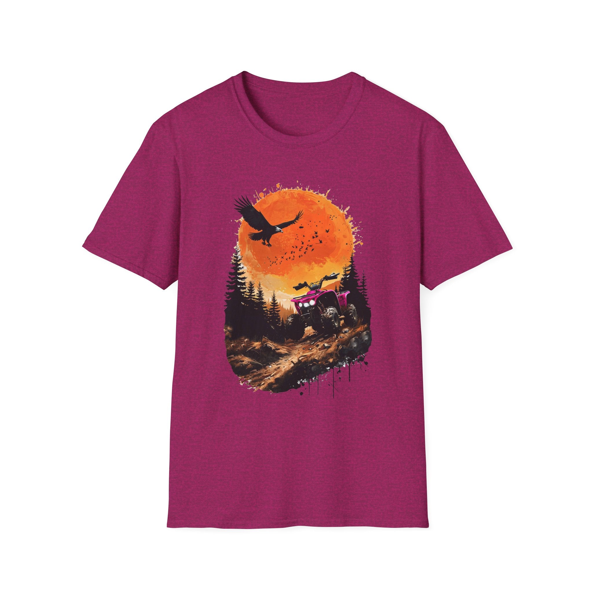 Off-Road Jeep Sunset T-Shirt — Adventure Forest Graphic Tee