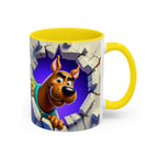 Scooby-Doo "Breaking Through" Accent Coffee Mug (11/15 oz)